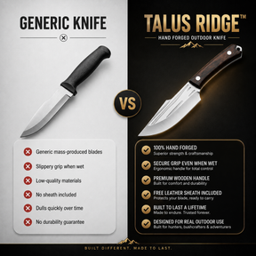 TALUS RIDGE™ | Hand-Forged Outdoor Knife | Buy 1 Get 1 Free