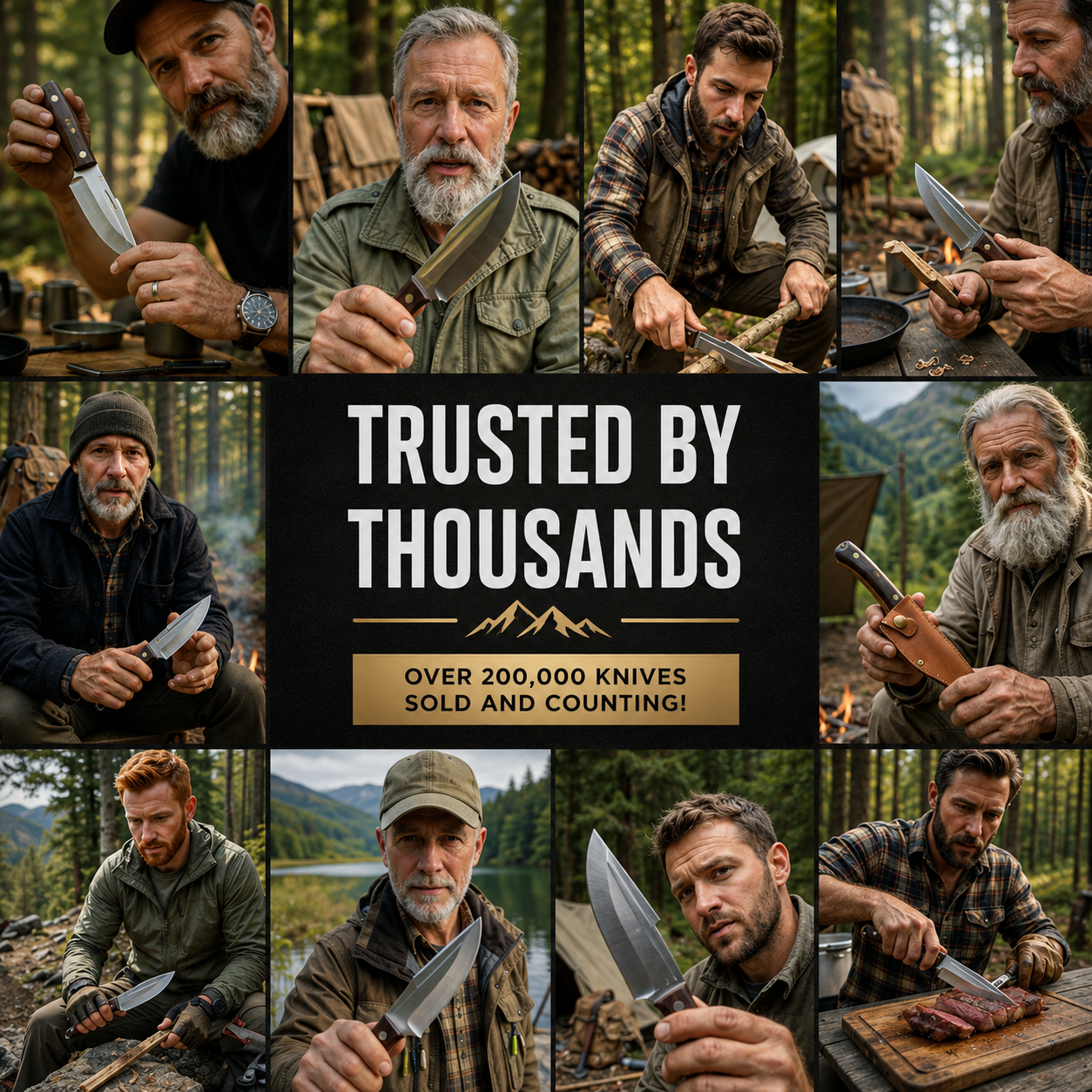 TALUS RIDGE™ | Hand-Forged Outdoor Knife | Buy 1 Get 1 Free