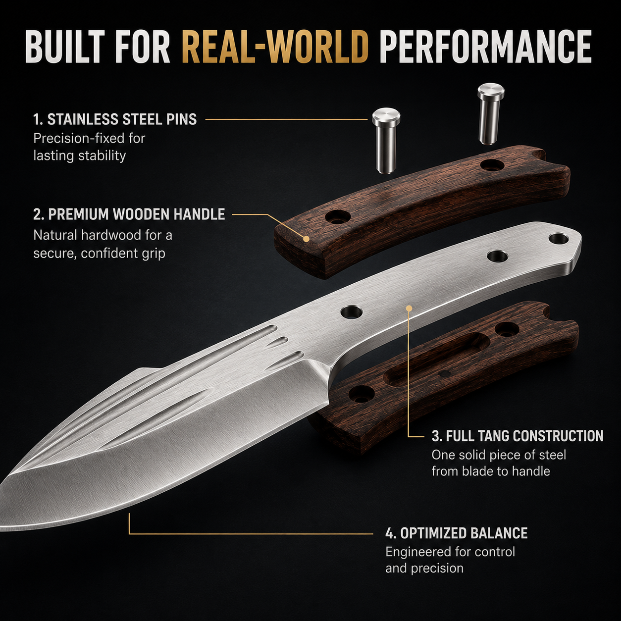TALUS RIDGE™ | Hand-Forged Outdoor Knife | Buy 1 Get 1 Free